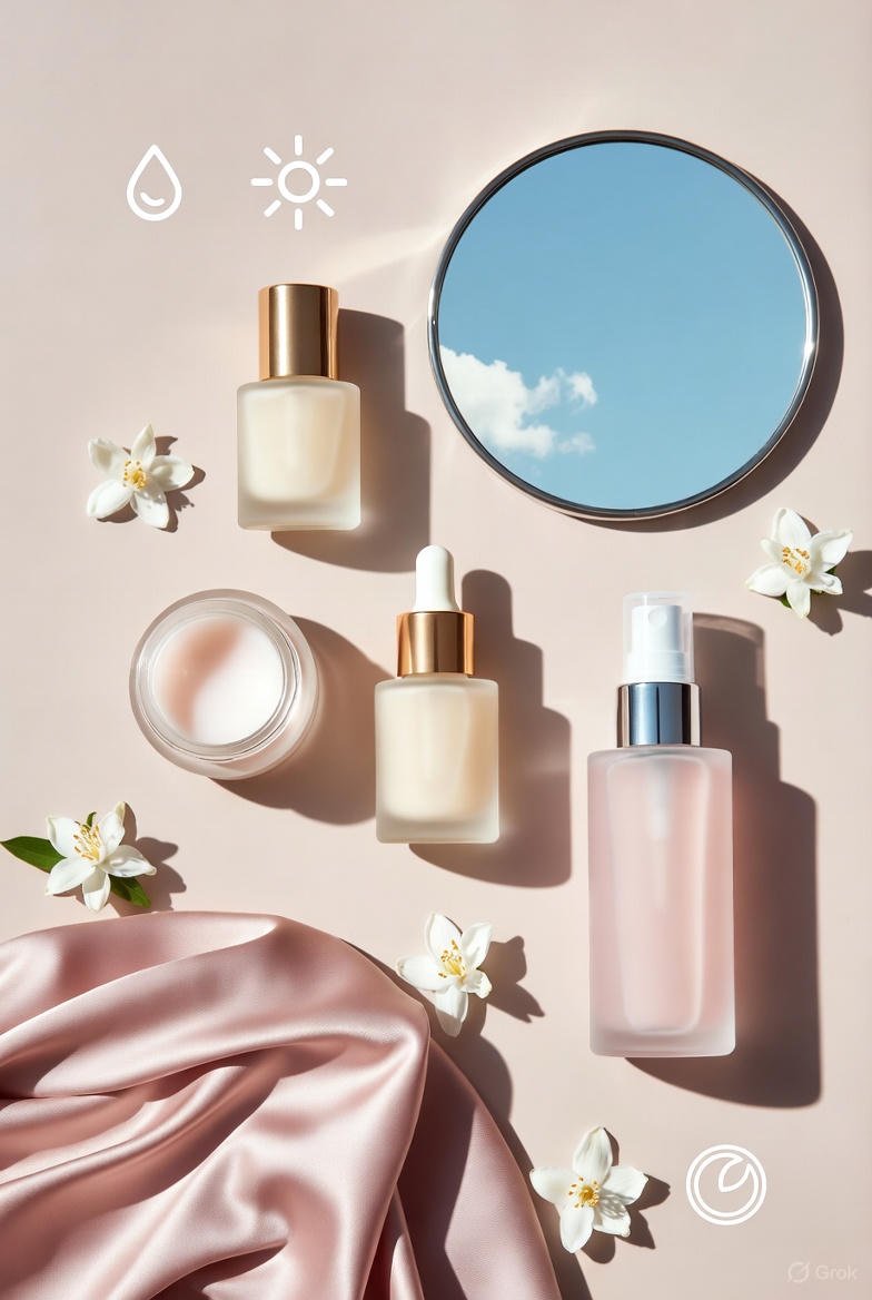 بشرة لامعة كالمرايا خطوات روتين Glass Skin المذهل