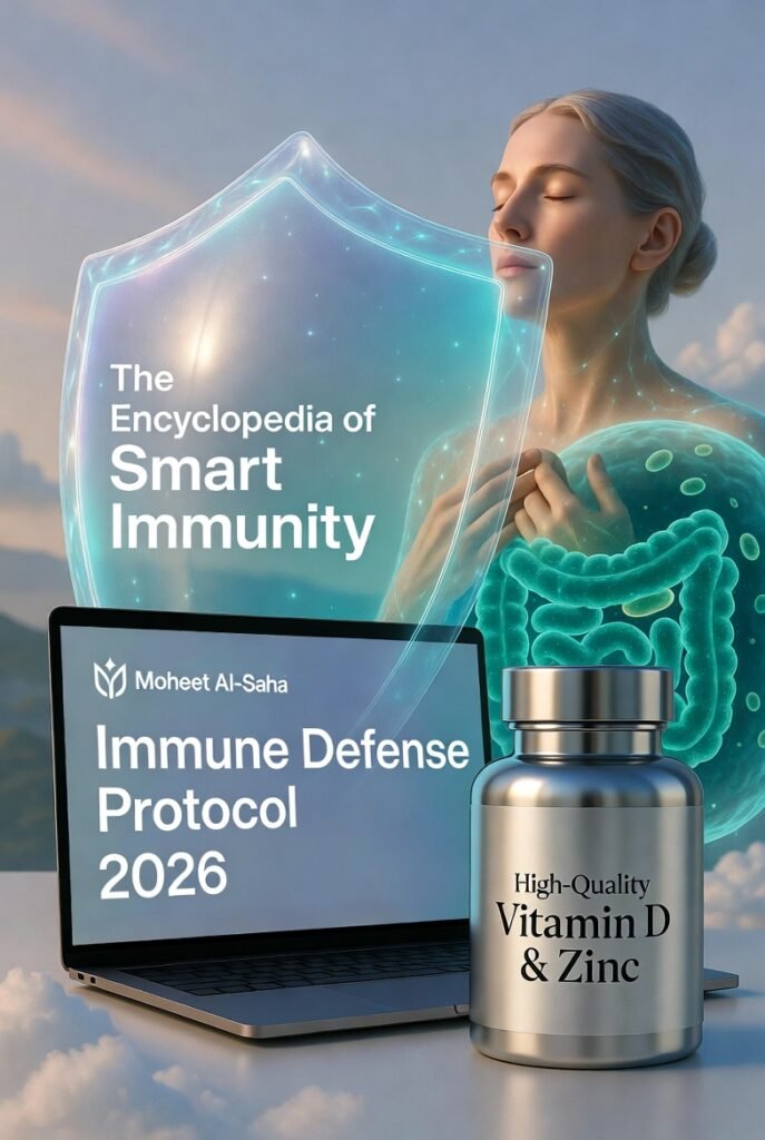 رسم توضيحي يظهر جيش الخلايا المناعية وهي تهاجم الفيروسات بدقة - محيط الصحة